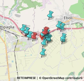 Mappa Località Pezza Grande D, 84025 Eboli SA, Italia (1.2515)