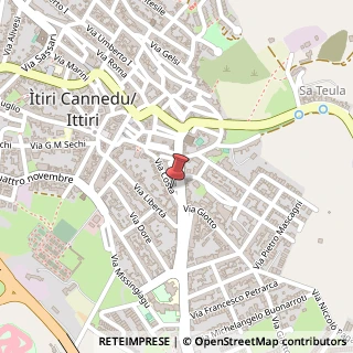 Mappa Piazza Simula,  23, 07044 Ittiri, Sassari (Sardegna)