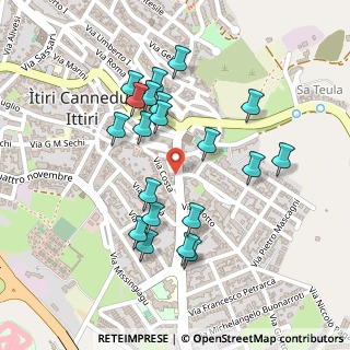 Mappa Piazza Simula, 07044 Ittiri SS, Italia (0.24)