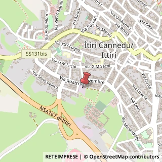 Mappa Via IV Novembre, 100, 07044 Ittiri, Sassari (Sardegna)
