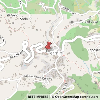 Mappa Via Campo di Termini, 23, 80061 Massa Lubrense, Napoli (Campania)