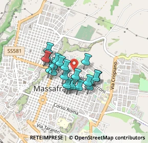 Mappa Via Generale de Bernardis, 74016 Massafra TA, Italia (0.3165)