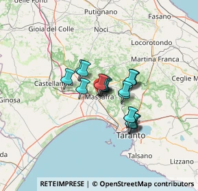 Mappa Via Dalmazia, 74016 Massafra TA, Italia (9.041)