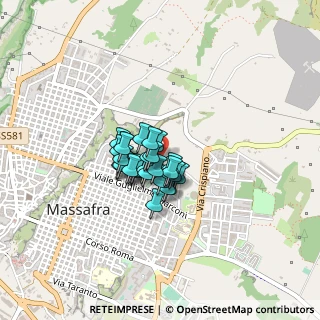 Mappa Via Firenze, 74016 Massafra TA, Italia (0.24828)