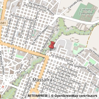 Mappa Via Colonnello Scarano, 150, 74016 Massafra, Taranto (Puglia)