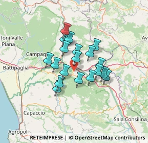 Mappa 84029 Sicignano degli Alburni SA, Italia (10.37)
