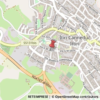 Mappa Via B. Manca, 07044 Ittiri SS, Italia, 07044 Ittiri, Sassari (Sardegna)
