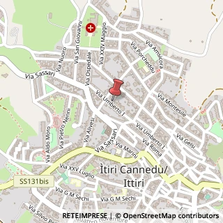 Mappa Via Umberto, 132, 07044 Ittiri, Sassari (Sardegna)
