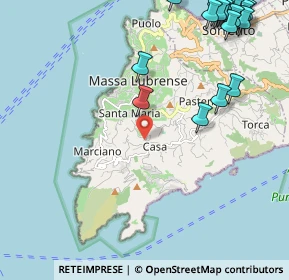 Mappa Via Petriere, 80061 Massa Lubrense NA, Italia (3.3945)