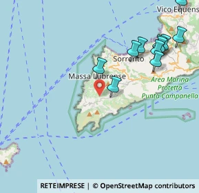 Mappa Via Petriere, 80061 Massa Lubrense NA, Italia (5.11)