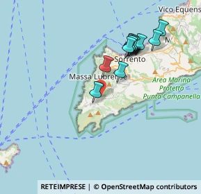 Mappa Via Petriere, 80061 Massa Lubrense NA, Italia (3.77667)