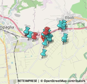 Mappa Via S.Chiarella Loc. Pezzagrande Z.Ind.le verso Outlet Cilento, 84025 Eboli SA, Italia (1.2575)