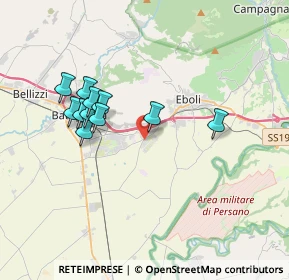 Mappa Via S.Chiarella Loc. Pezzagrande Z.Ind.le verso Outlet Cilento, 84025 Eboli SA, Italia (3.54)
