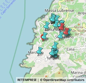 Mappa Via Spito, 80061 Massa Lubrense NA, Italia (0.888)