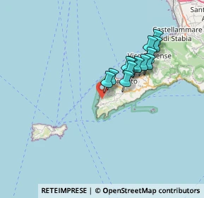 Mappa Via Spito, 80061 Massa Lubrense NA, Italia (6.33615)