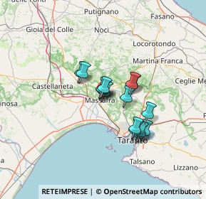 Mappa SP Crispiano, 74016 Massafra TA (10.09)