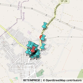 Mappa Via, 72029 Villa Castelli BR, Italia (0.44138)