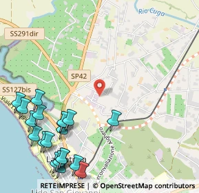 Mappa Via dei muratori località ungias galantè, 07041 Alghero SS, Italia (1.577)