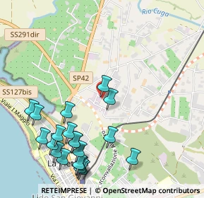 Mappa Via dei muratori località ungias galantè, 07041 Alghero SS, Italia (1.346)