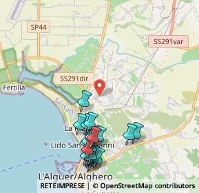 Mappa Via dei muratori località ungias galantè, 07041 Alghero SS, Italia (2.4785)