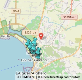 Mappa Via dei muratori località ungias galantè, 07041 Alghero SS, Italia (1.73727)
