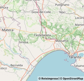 Mappa 74011 Castellaneta TA, Italia (18.128)