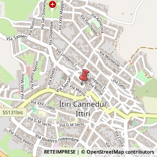 Mappa Via San Francesco, 23, 07044 Ittiri, Sassari (Sardegna)