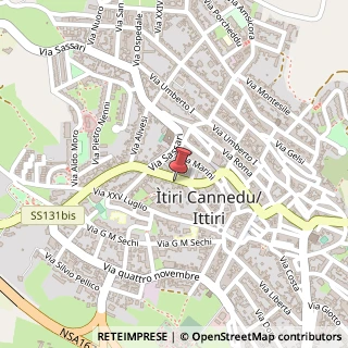Mappa Corso Vittorio Emanuele, 178, 07044 Ittiri, Sassari (Sardegna)