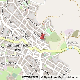 Mappa Via Cavour,  22, 07100 Ittiri, Sassari (Sardegna)