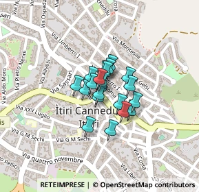 Mappa Via Gutierrez, 07044 Ittiri SS, Italia (0.118)