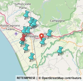 Mappa VIA MAESTRI DEL LAVORO LOTTO, 84025 Eboli SA, Italia (7.20385)