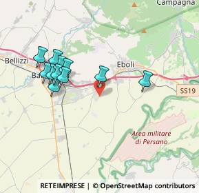 Mappa VIA MAESTRI DEL LAVORO LOTTO, 84025 Eboli SA, Italia (3.86818)