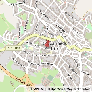 Mappa Via XXV Luglio, 34, 07044 Ittiri, Sassari (Sardegna)
