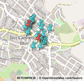 Mappa Via E. D'Arborea, 07044 Ittiri SS, Italia (0.1555)