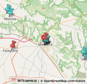 Mappa Nei pressi della chiesa di San Francesco, 74016 Massafra TA, Italia (3.94)
