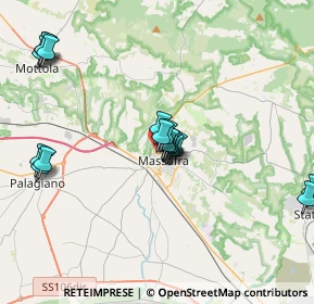 Mappa Nei pressi della chiesa di San Francesco, 74016 Massafra TA, Italia (4.03167)