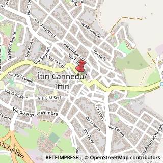 Mappa Corso Vittorio Emanuele, 98, 07044 Ittiri, Sassari (Sardegna)