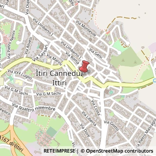Mappa Corso Vittorio Emanuele, 85, 07044 Ittiri, Sassari (Sardegna)