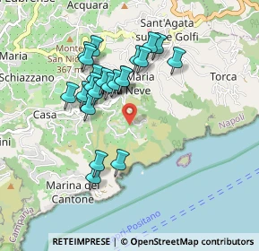 Mappa Via Spina, 80061 Massa Lubrense NA, Italia (0.86667)