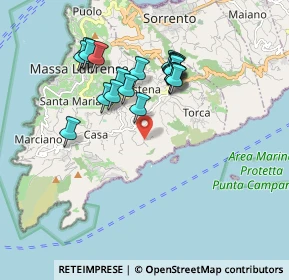 Mappa Via Spina, 80061 Massa Lubrense NA, Italia (1.7655)