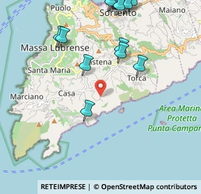 Mappa Via Spina, 80061 Massa Lubrense NA, Italia (3.0275)