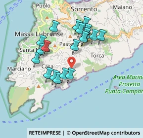 Mappa Via Spina, 80061 Massa Lubrense NA, Italia (1.722)