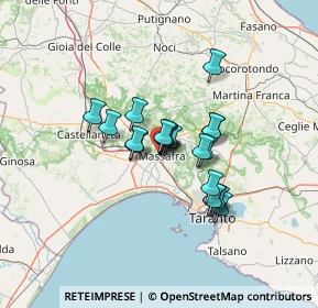 Mappa Via Antonio Elena, 74016 Massafra TA, Italia (9.572)