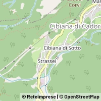 Map Cibiana di Cadore