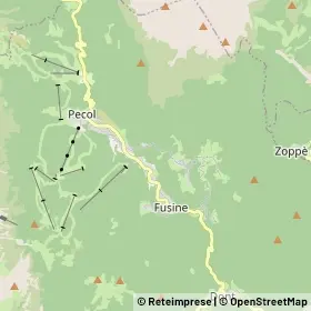 Mappa Val di Zoldo