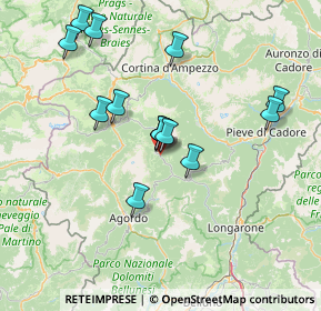 Mappa Via Masarei, 32012 Val di Zoldo BL, Italia (13.13)