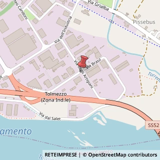 Mappa Via Sigismondo Castromediano, 30, 33028 Tolmezzo, Udine (Friuli-Venezia Giulia)