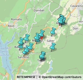 Mappa Via Giarlongia, 38010 Romeno TN, Italia (1.7235)