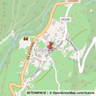 Mappa Viale Alcide De Gasperi, 19, 38023 Romeno, Trento (Trentino-Alto Adige)