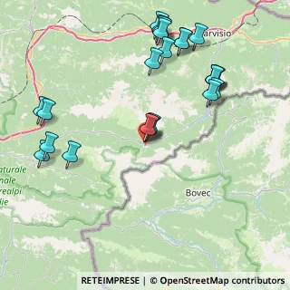 Mappa Via Carinzia, 33010 Chiusaforte UD, Italia (9.3)